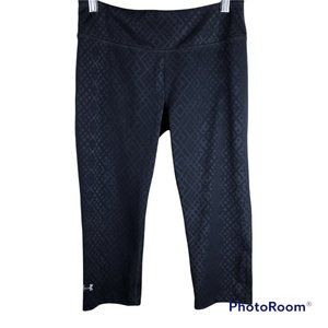 Under Armour Heat Gear Crop Work Out Leggings, Size Sm